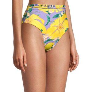 NWT Farm Rio Pietra Floral Hot Pants Bikini Bottoms L
